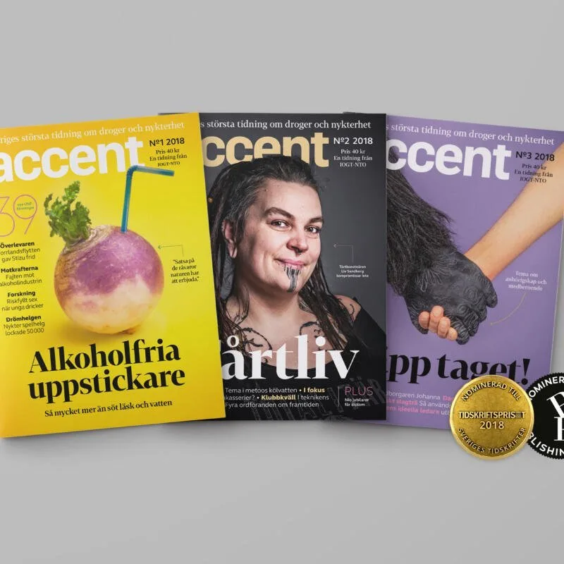omslag gra Tidningen Accent