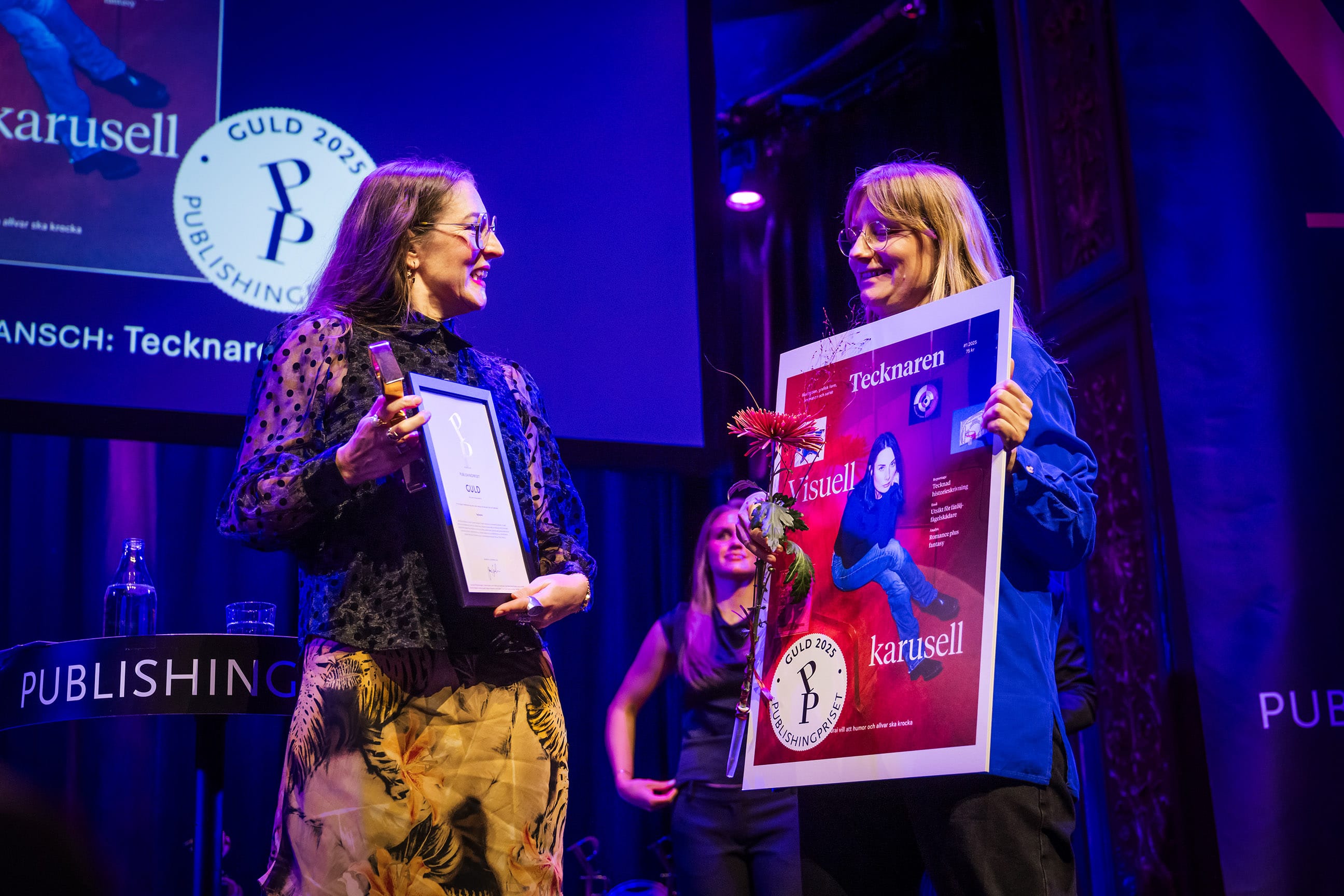 publishingpriset2025 scenen 167 Tecknaren vinner guld i Publishingpriset 2025